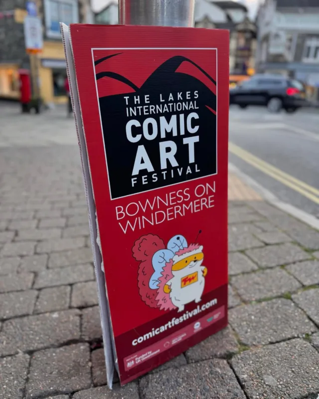Back for our annual @b7.comics trip to the Lakes for one of our favourite comic book festivals in the UK.

The 2024 Lakes International Comic Art Festival runs from Friday 27th - Sunday 29th September 2024 in Bowness-on-Windermere.

Festival Guide is available to download at: https://www.comicartfestival.com/festival-guide

Check out the online events guide at: https://www.comicartfestival.com/whats-on

Check out the guest list here: https://www.comicartfestival.com/guests