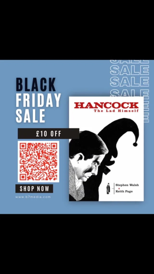 *BLACK FRIDAY SALE* Grab some B7 bargains for this week only! Up to 40% discount. £10 off our critically acclaimed graphic novel “Hancock: The Lad Himself” and £10 off audio drama box set collections of “Dan Dare” and a whopping £20 off “Blake’s 7: A Rebellion Reborn” limited edition box set. #blackfridaysale #blackfridaydeals
